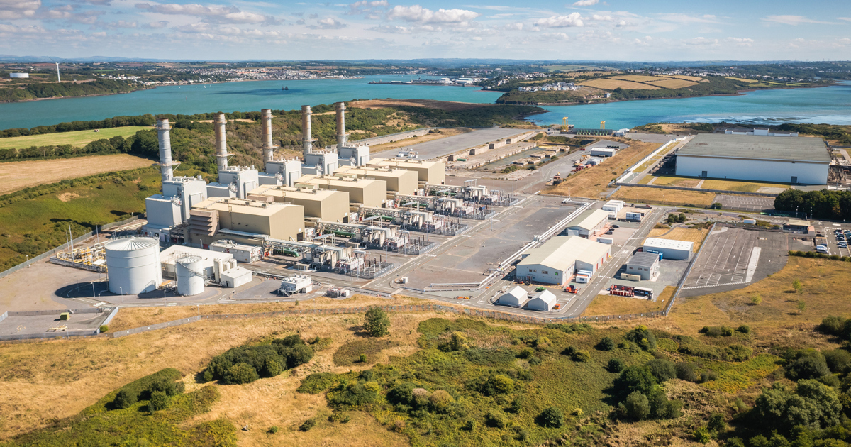 UK hydrogen projects at industrial site with electrolyser infrastructure and grid connection facilities