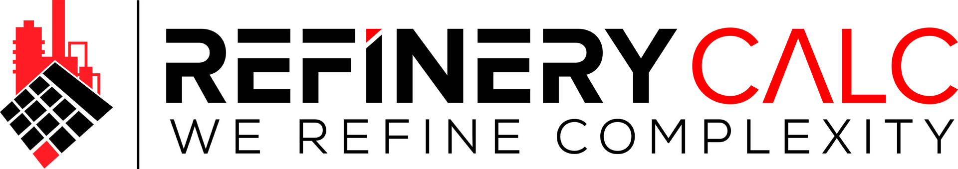 Regency Calc logo: red abstract skyline icon to the left, with 'REGENCY CALC' where CALC is red.",
