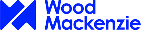 Wood Mackenzie logo: blue geometric mark to the left of the 'Wood Mackenzie' wordmark.