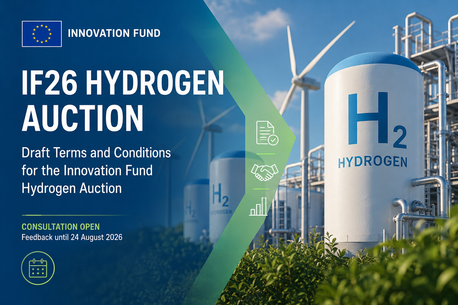 EU hydrogen auction consultation for the 2026 Innovation Fund funding round