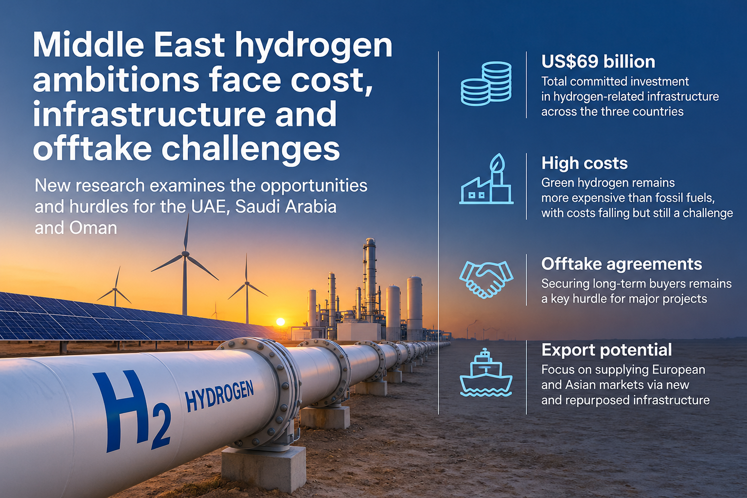 Middle East hydrogen ambitions | Global Hydrogen Hub Middle East hydrogen: Middle East hydrogen ambitions